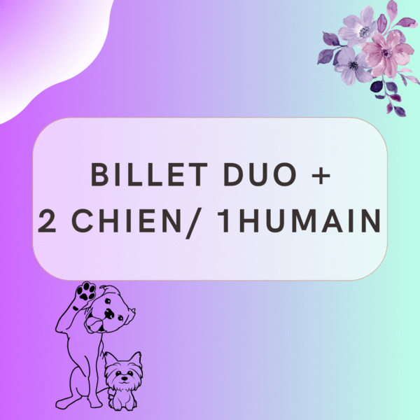 Billet Duo+ Initiation Canicross - 23 sept